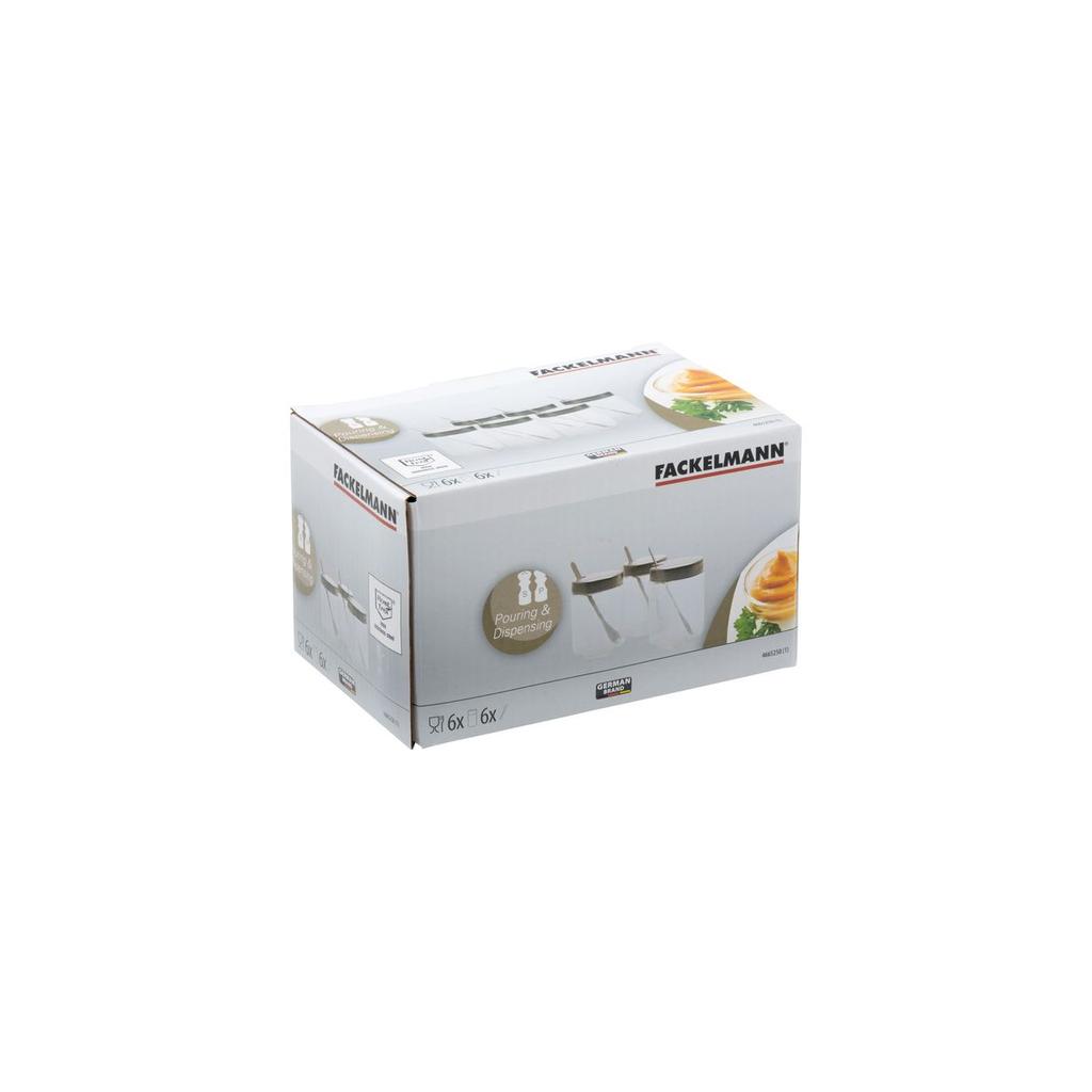 Sada 6 hrnců na hořčici se lžičkou Fackelmann ref. 4665250
