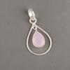 Rose Chalcedony Gemstone 925 Sterling Silver Jewelry Handmade Pendant 1.60" PP-3-15