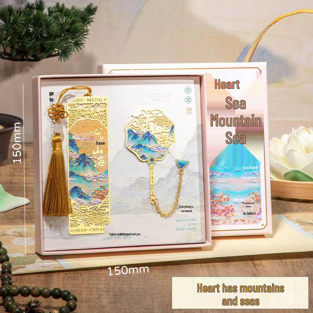 **Elegant Koi Fish Bookmark Gift Box – Perfect for Students, Graduates, and Special Ceremonies**