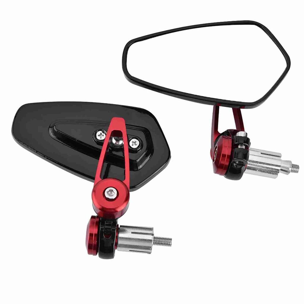 Universal Motorcycle Motorbike Aluminum Alloy 7 8 22mm Bar End Side Rearview Mirrors