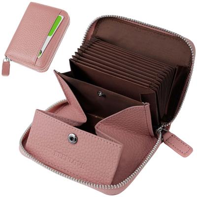 [DSDCDJ] Mini Wallet for Men and Women, Compact Bifold Wallet, Genuine Leather, RFID Skimming Protection, Small Wallet [Easy To Store Bills],