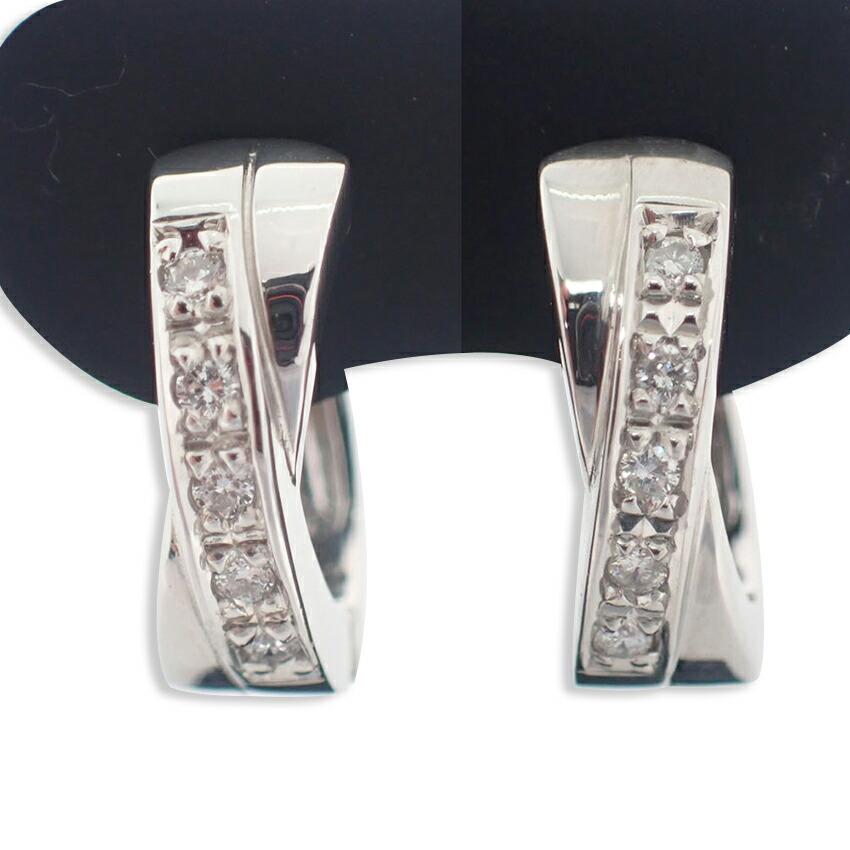 

[Був у використанні] Pt900 Diamond Ear Clip/g424-24