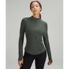 Rulu Running Mockneck Long Sleeve Shirt Smoked Spruce