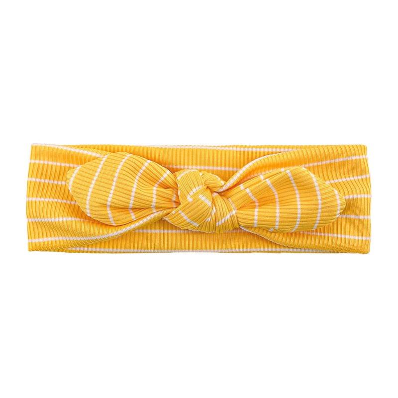 New Striped Children's Rabbit Ears Headband Baby Soft Comfortable Headband Baby Headband Accessories Headscarf