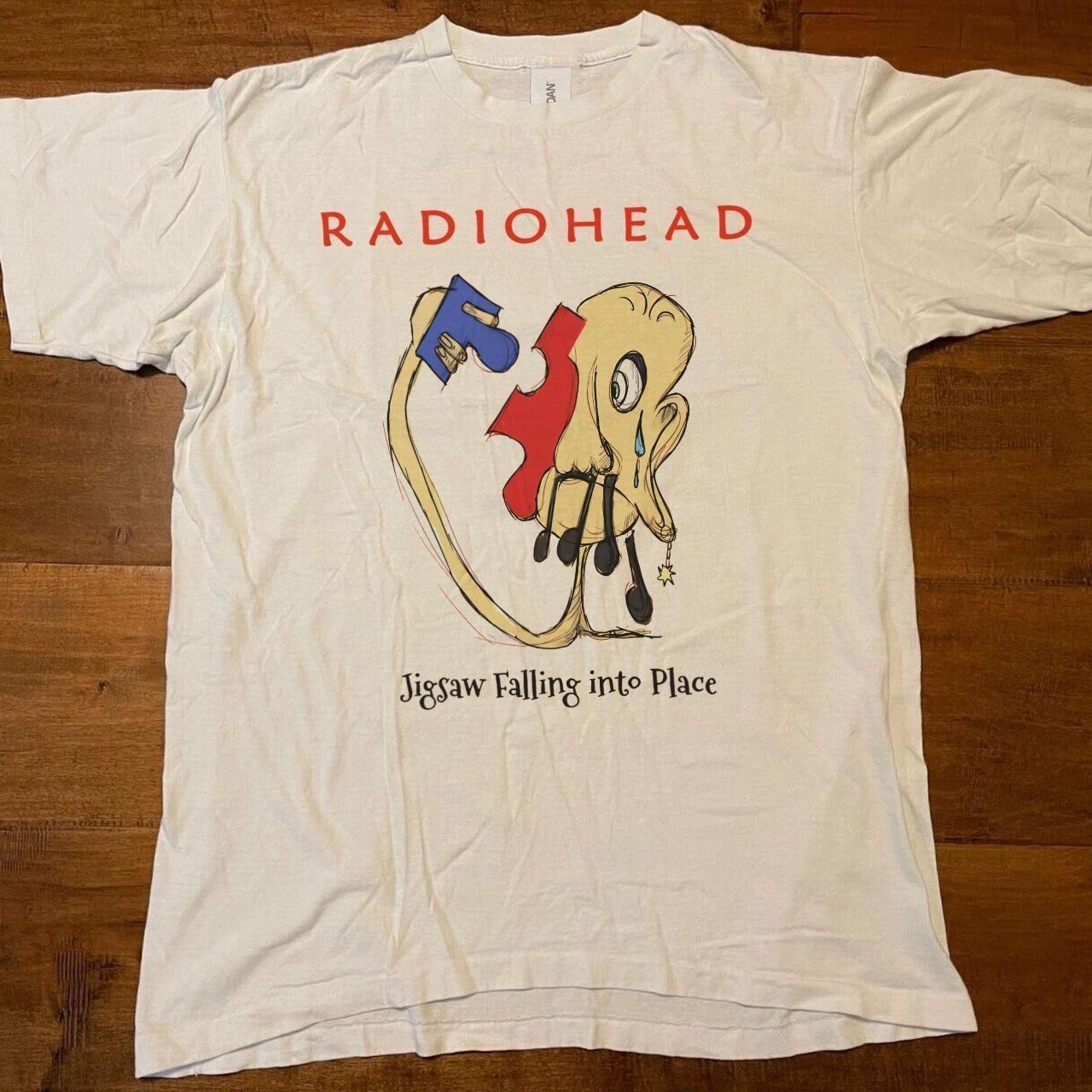 radiohead t shirt unisex white color reprint unisex shirt AN46906 XXL