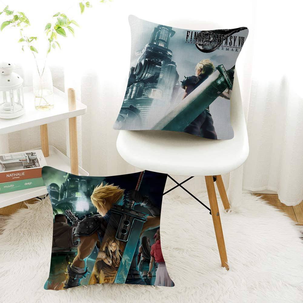 Videogames F-Final Fantasys Pillow Anime Pillow Sofa Bed Head Pillow Cover Cushion Cover 45X45 Cm Fashion