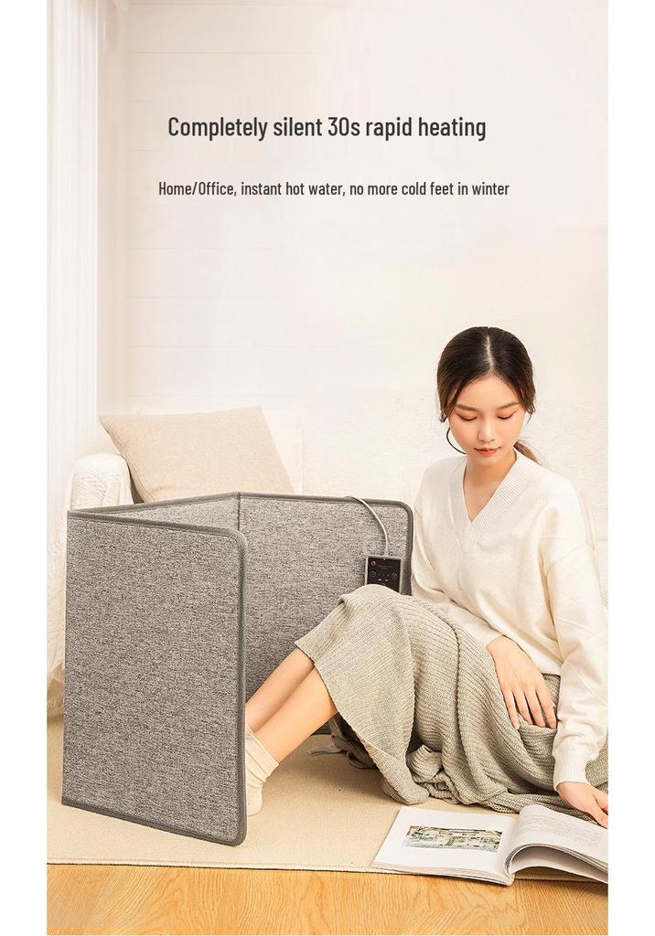 Smart Under-Desk Foot and Leg Warmer for Home and Office Use