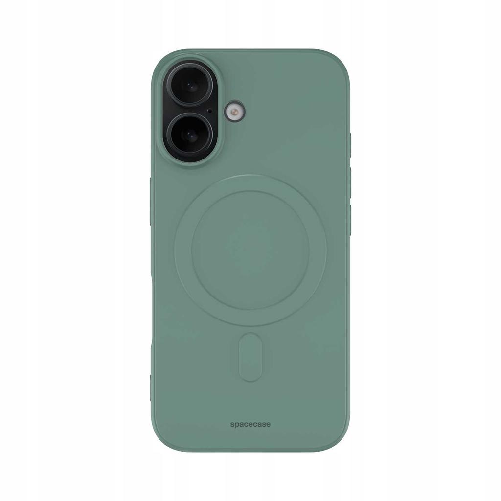 Sc Silicone Magnetic Case Iphone 16 Dark Green