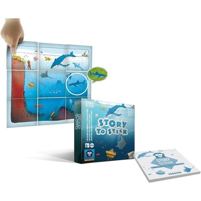 Captain Macaque - 101001914 - Jeu De Société Éducatifs - Story to Stick - La Mer - 9 Pièces