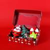 2-Piece Christmas Pet Toy Box Set for Dogs, Including Squeaky Plush Toys and Scarf Neck Wraps, Durable and Safe Chew Toys