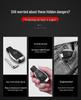 Mercedes-Benz Car Key Shell TPU Cover for CLA200, GLC260, C260L, GLA, C300 - Electroplated with Buckle (Female Design)
