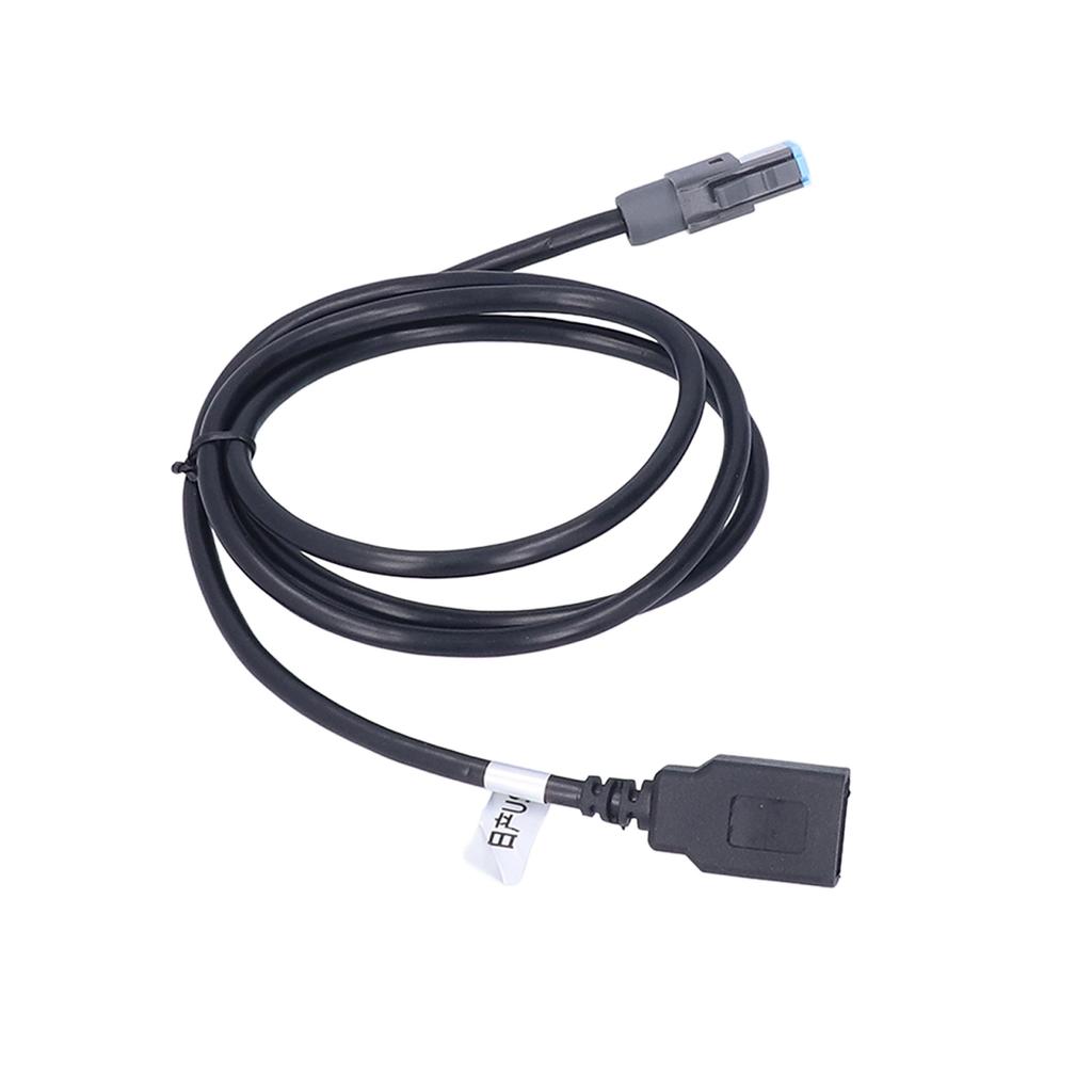 4 Pin USB Cable Adapter Male Cord Extender 102cm 40.16in Long Black ABS Replacement for Nissan Teana