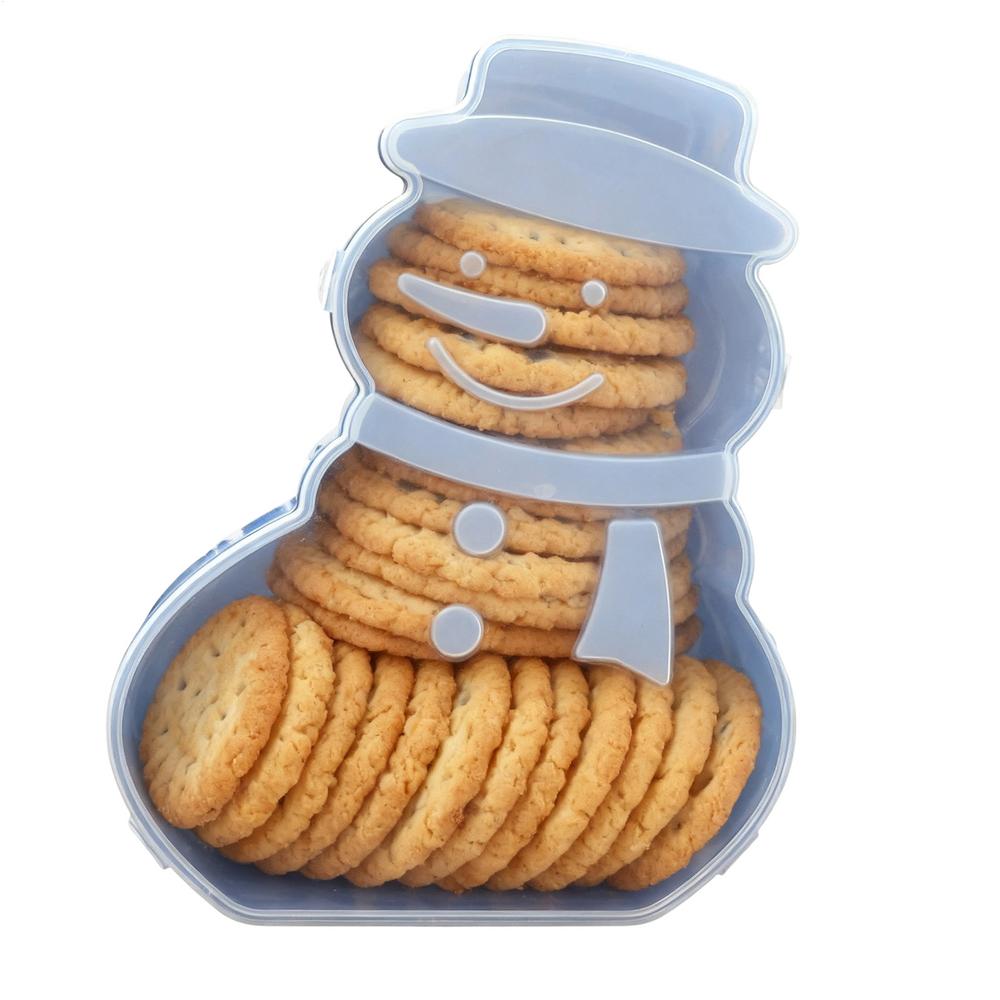 Christmas Snack Tray Food Organizer Serving Tray Holiday Snack Box Container For Treats Nuts Fruit Popcorn Dip Dessert Party