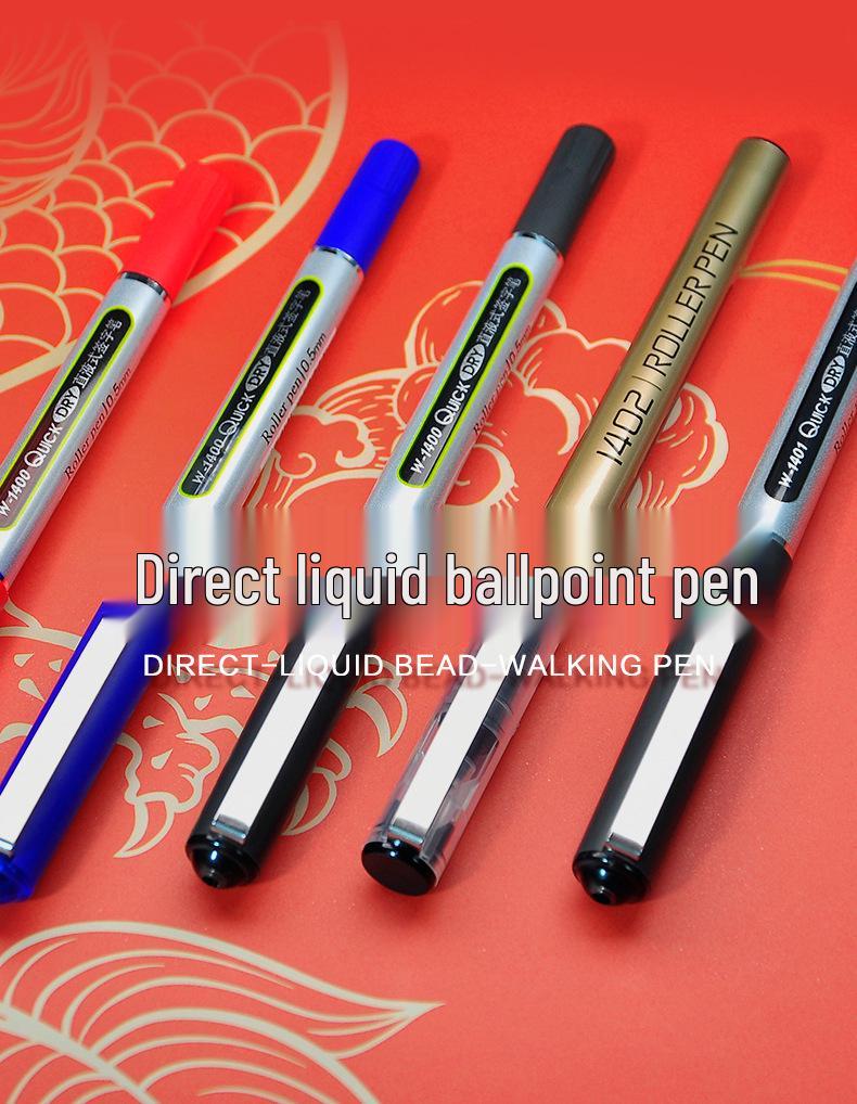 Quick-Dry 0.5mm Needle Tip Direct-Liquid Neutral Pen - 0.7mm Business Signing Pen