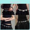 Elegant Bohemian Metal Butterfly Waist Chain For Women Vintage Y2k Dress Accessories