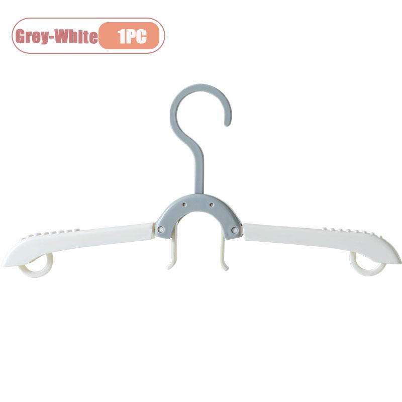 Multi Function Travel Hanger Folding Clothes Rack Portable Laundry Drying Rack for Business Trips and Home Use