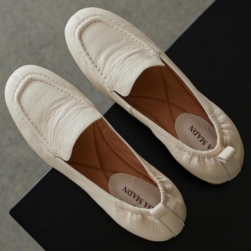 Fashion Women Casual Shoes Soft Soled Loafers 2025 Autunm High Quality Comefortable Office Lady Flat Shoes Daily Concise Women Shoes