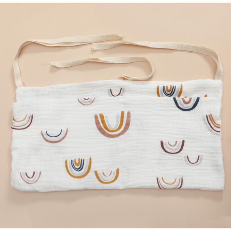 New Portable Baby Crib Storage Bag Multifunctional Newborn Bed Headboard Organizer For Kids Baby Bedding Diaper Bag