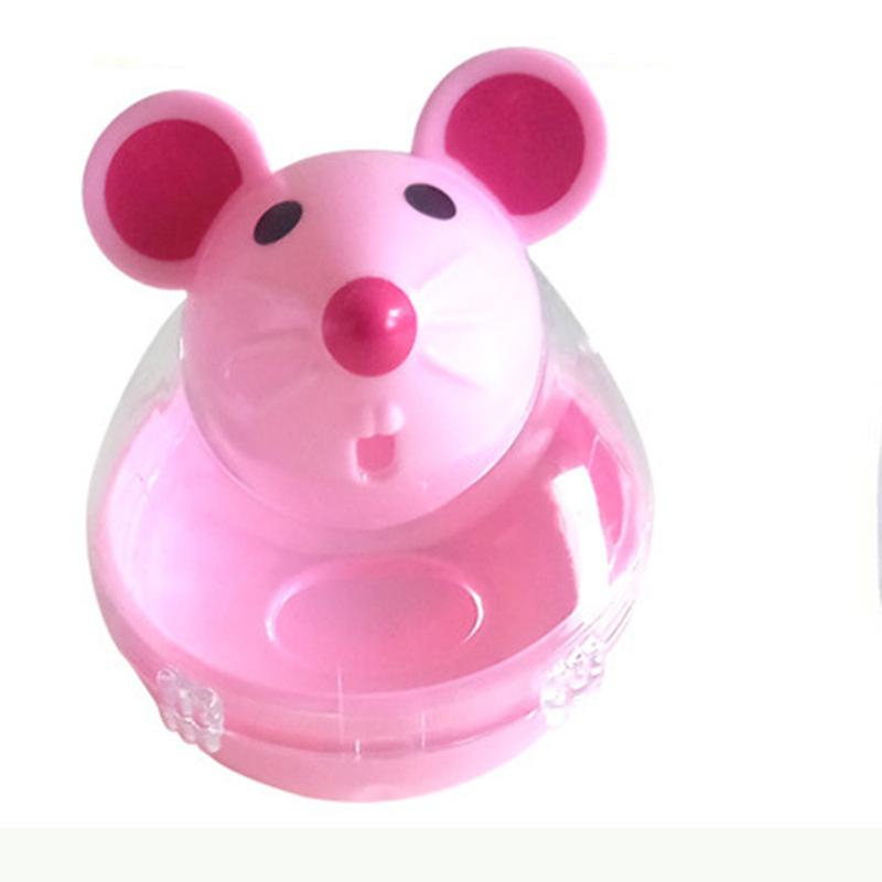 Mouse Head Roly,poly Food,dispensing Ball Toy
