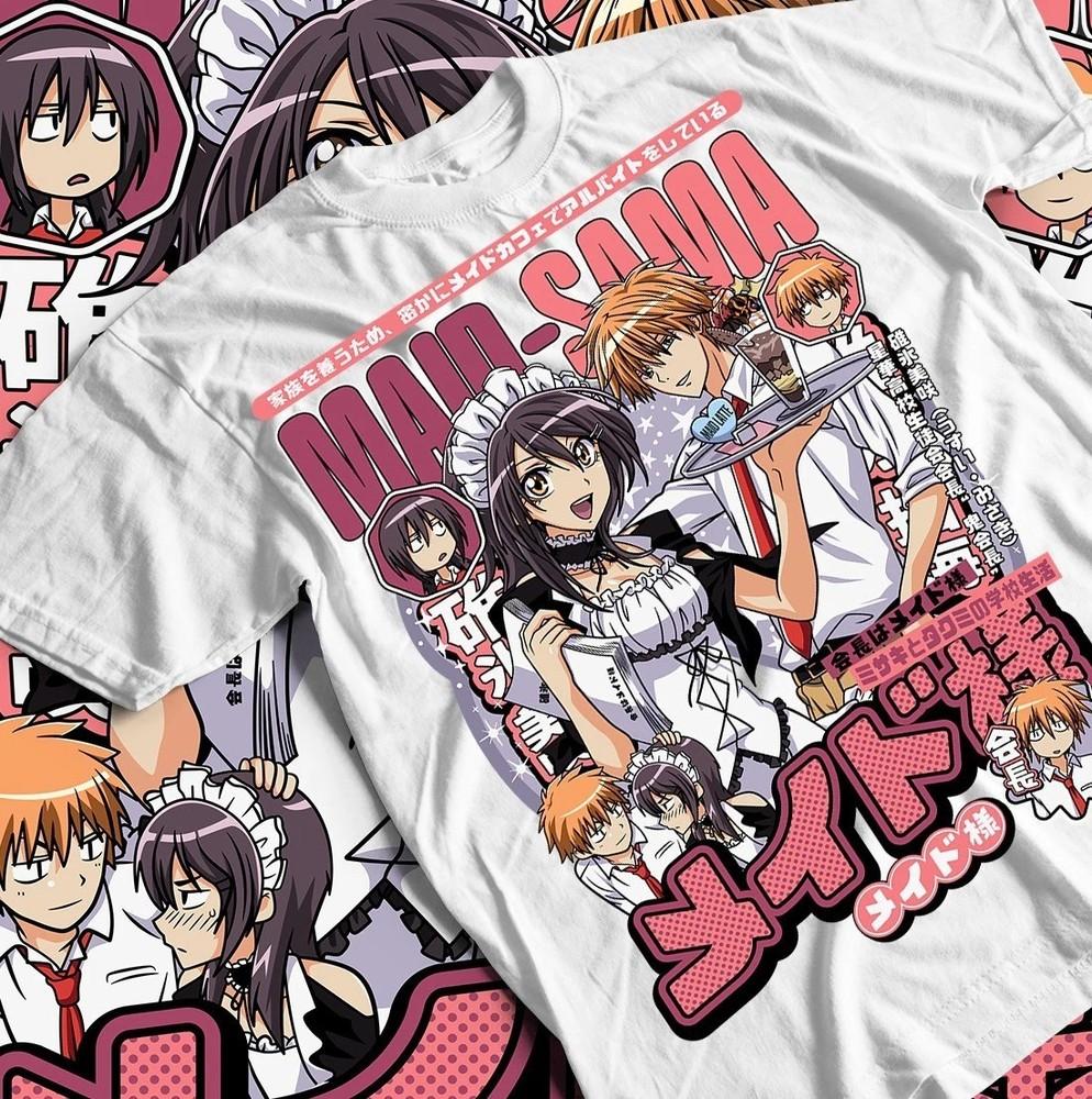 Maid Sama , Anime Graphic Tee, Japanese Animation Top Shirt White Unisex T-Shirt S