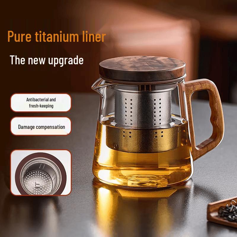 Heat-Resistant Glass Teapot