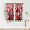 2pcs Valentine's Day Love Gnome & Heart Curtains   Perfect for Festive Window Decor   Charming Home Bedroom Living Room Decor