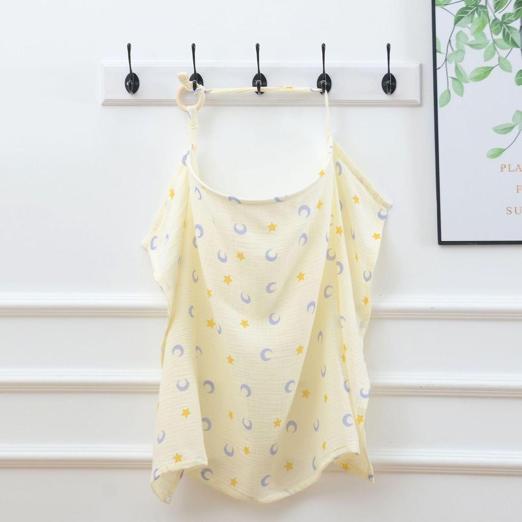 Breathable Cotton Nursing Cover - Anti-Exposure Modesty Cloth Set for Breastfeeding Moms