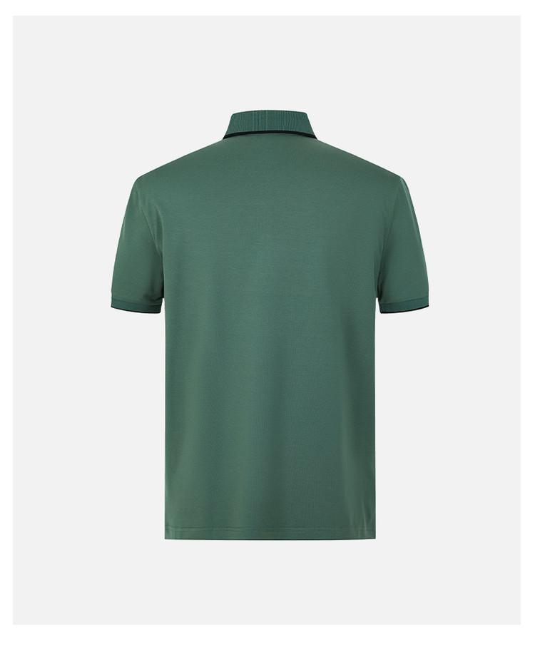[Simple Classic Letter Printing] Spring and Summer Breathable and Easy To Maintain Casual Short Sleeved Polo Shirt for Men