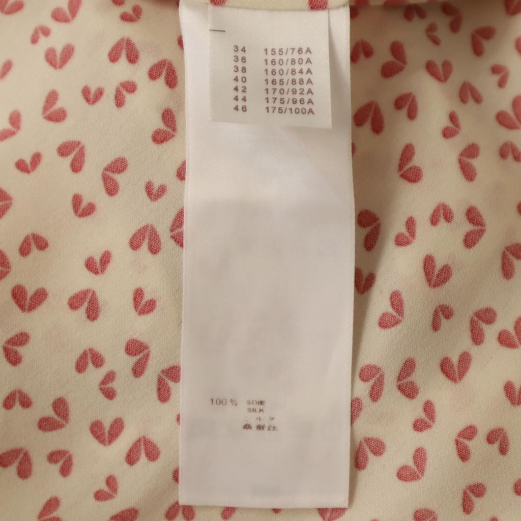 Louis Vuitton Made In Italy Overall Handle Short Sleeve Blouse 34 Ivory Women Used