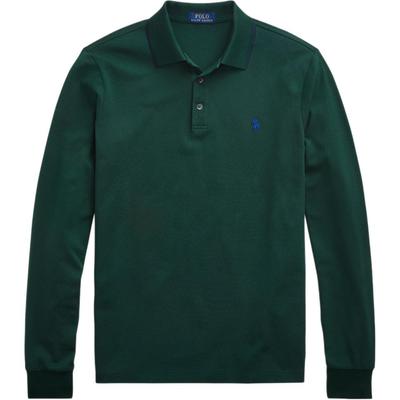 Polo Ss24 Polo Bordada com Logótipo de Pónei Homem tops Verde-Escuro MNPOKNI16820815-300