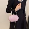 Luxury Shell Design Chain Crossbody Bag Bright Elegant Women Clutch Handbags for Wedding/Party/Banquet