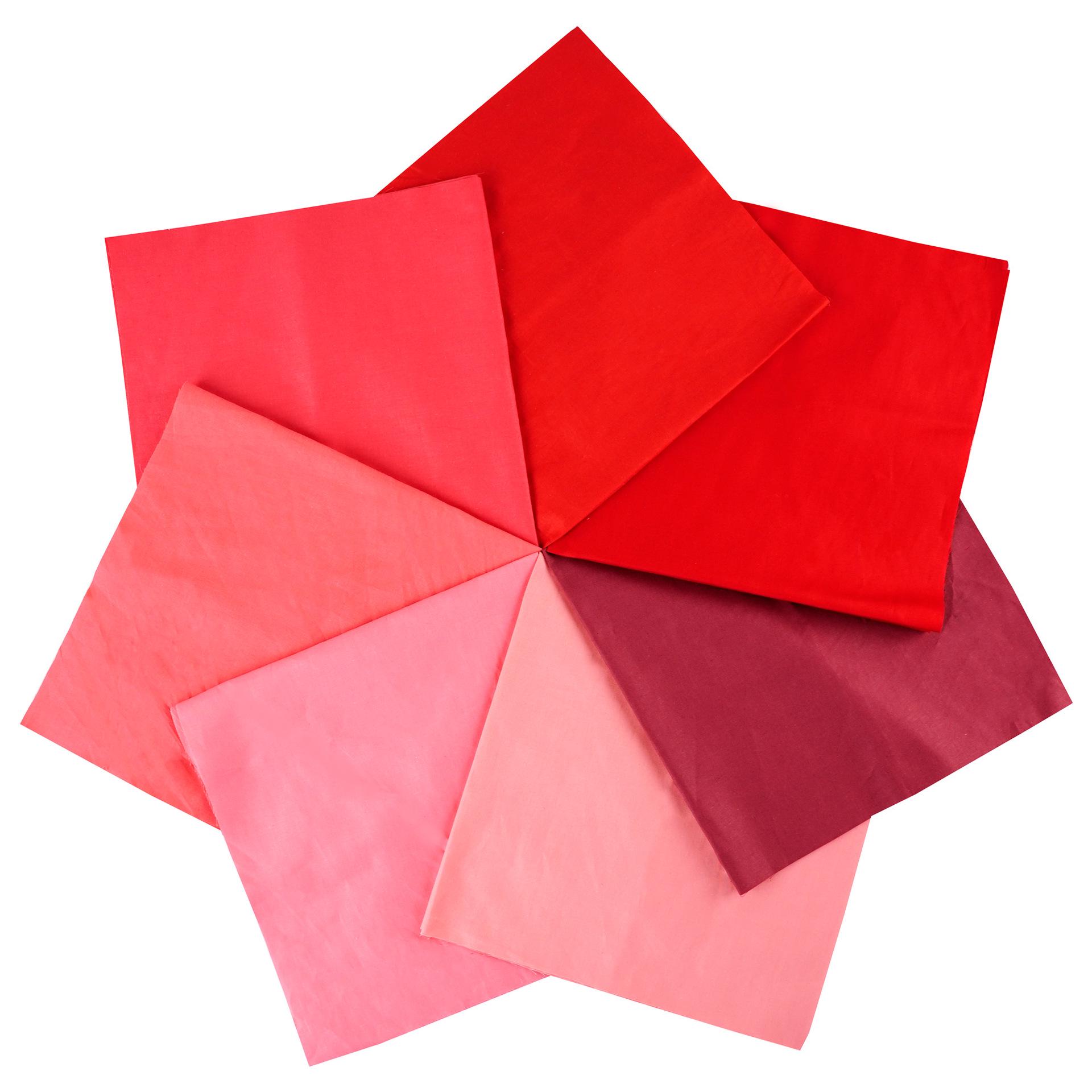 

Комплект из 7-цветной хлопковой ткани для пэчворка ручной работы - однотонные и узорчатые узоры из саржи