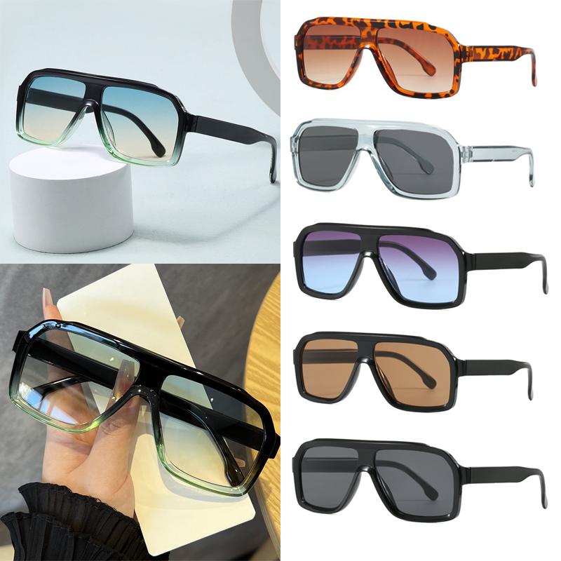 5pcs Vintage Square Sunglasses Women Fashion Eyewear Unisex Outdoor Sport Driving Sun Glasses Classic Brand
