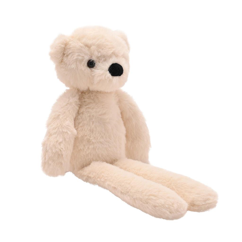 Lola The Long Leg Plush Cream Teddy Bear 30 Cm
