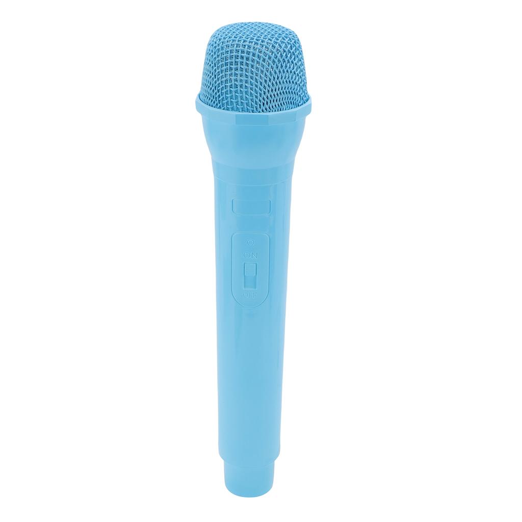 Microphone Prop Lightweight Simulated Plastic Fake Microphone for Singing Speaking Training Cosplay Photography
