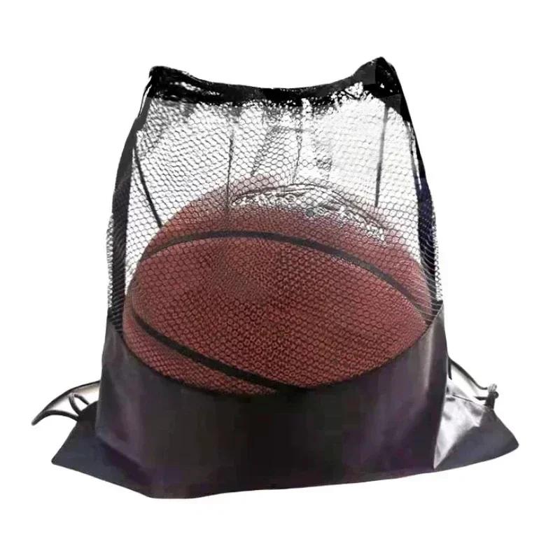 2026 Hot Portable Basketball Mesh Bag Outdoor Football Soccer Storage Volleyball Backpack Ball Fitness Training Bag