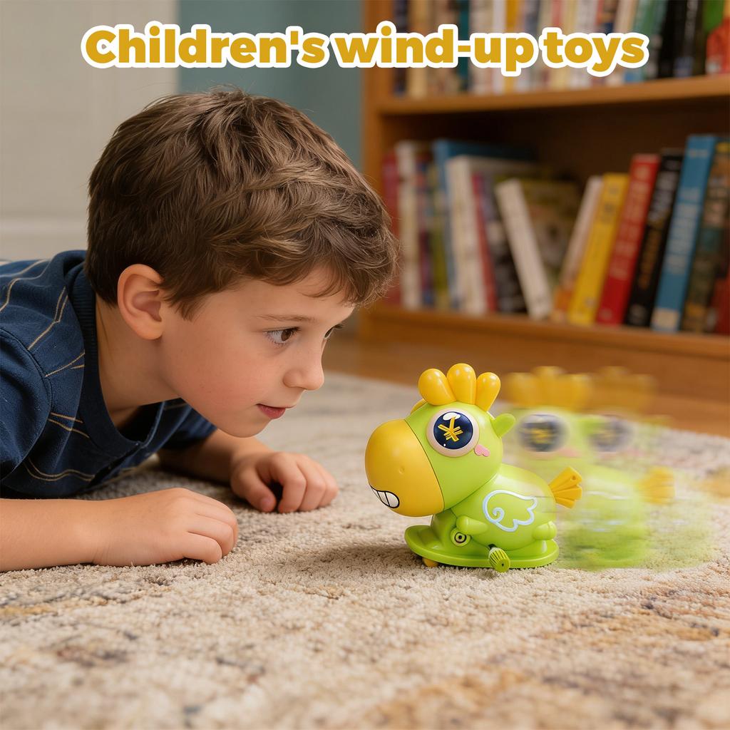 Children's Wind-up Toys, Money-making Rocking Horse, Guide Baby Crawling, Cartoon Little Horse Mascot Ornament.