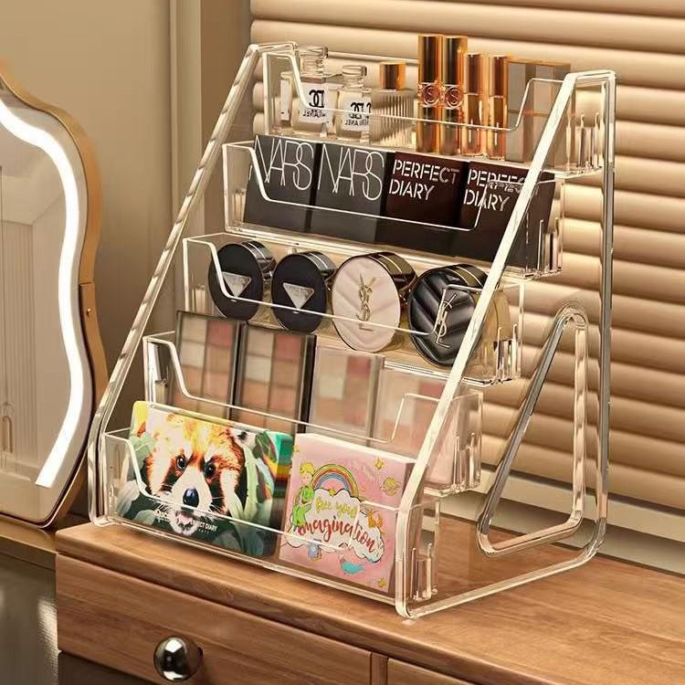 Acrylic Cosmetic Organizer: Perfume, Lipstick, Eyeshadow, Skincare Storage Rack