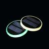 Colorful Atmosphere Light LED Car Cup Mat Solar Powered Car Accessory Car Interior Ambiance For Car Interior Lighting