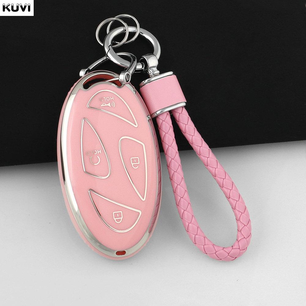 Custodia Guscio Cover Nuova in TPU a 5 7 Pulsanti per Chiave Auto Hyundai Kona Ev Grandeur Gn7 Protezione Keyless Borsa Portachiavi Accessori