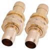 2Pcs G3 4 Aluminum Alloy Hose Repair Connector Water Hose End Mender with Clamp for Garden