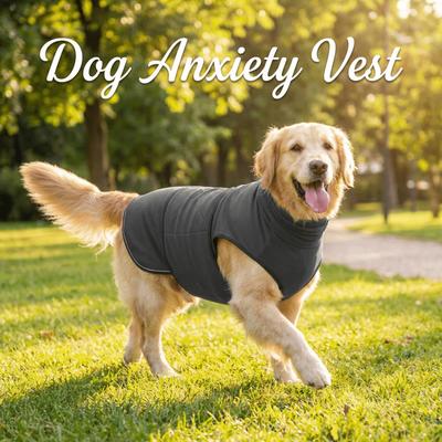 Elastische Hund-Angst-Weste Reflektierend Warm Hunde Beruhigungsjacke mit Kapuze Bequemer Haustier Anti-Schreck Pullover für Gewitter