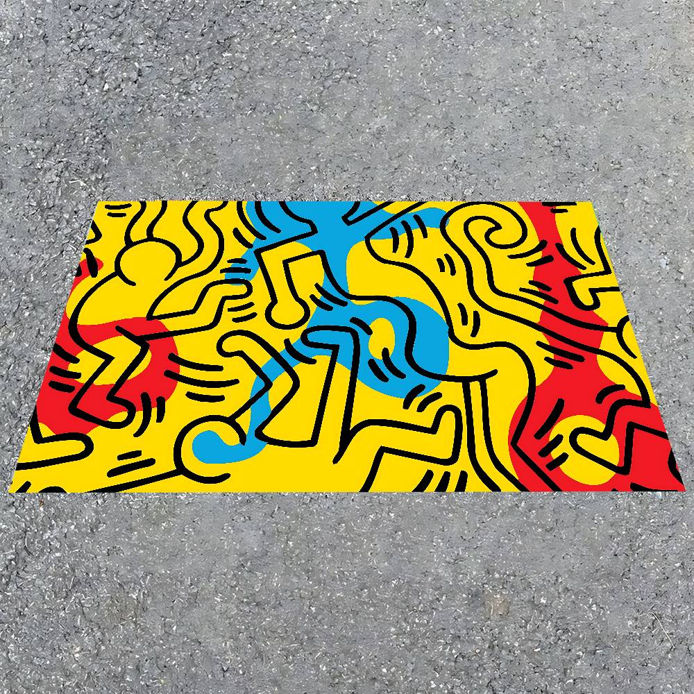 

Art K-Keith-H-Haring Flags Home Decor Tapestries Banners Background Decorations Children s Banners Holiday Decorations Backdrops 50x70cm