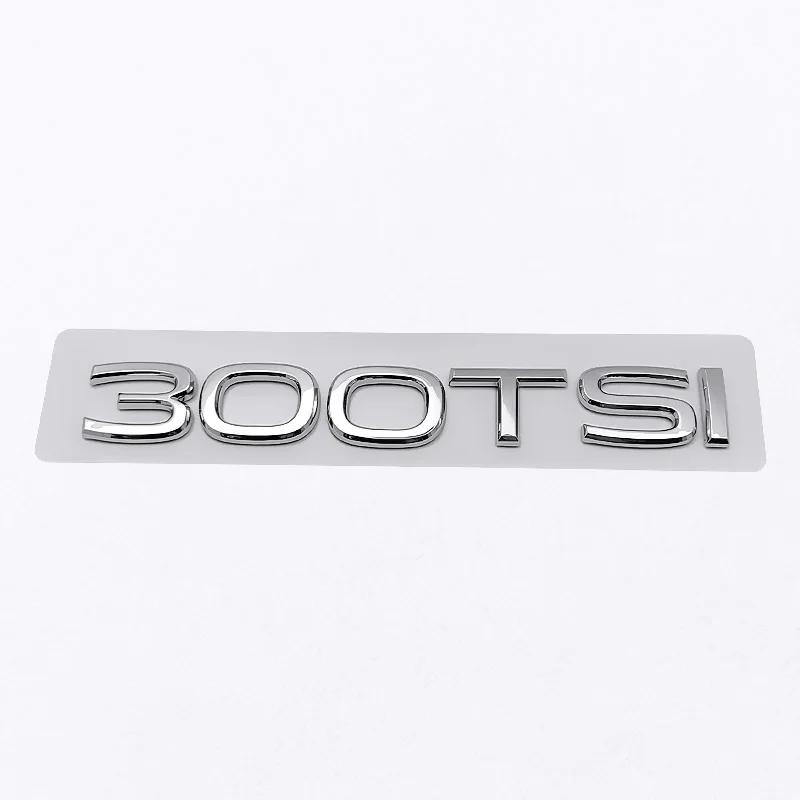 Car Rear Trunk Letters Badge 280TSI 300TSI 330TSI 380TSI Sticker for Golf Lavida Santana Touran Passat B5 Scirocco