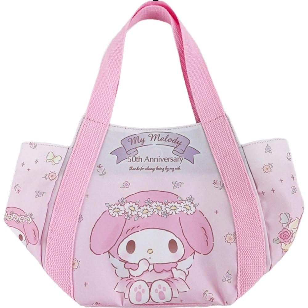 Yasuda Tsusho Sanrio Balloon Lunch Bag, My Melody 50th Lunch, 4913, Approx. H24.5 X W38 X D12cm, MM50th Lunch Fairy