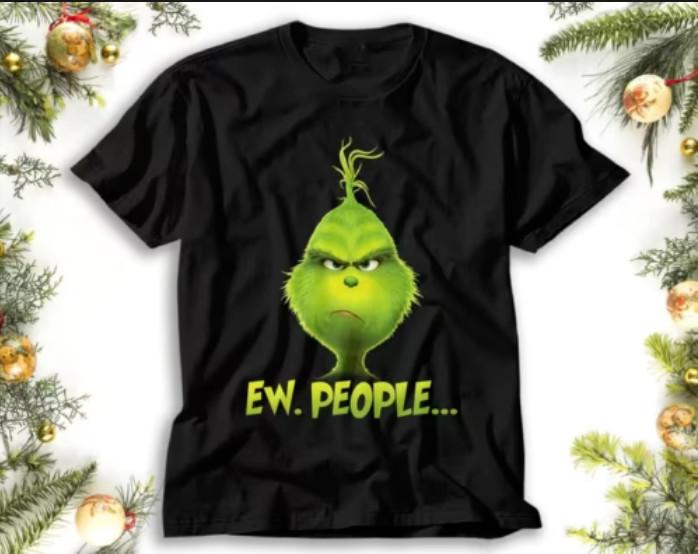 Grinch Ew People Shirt, Funny Grinch Christmas Shirt