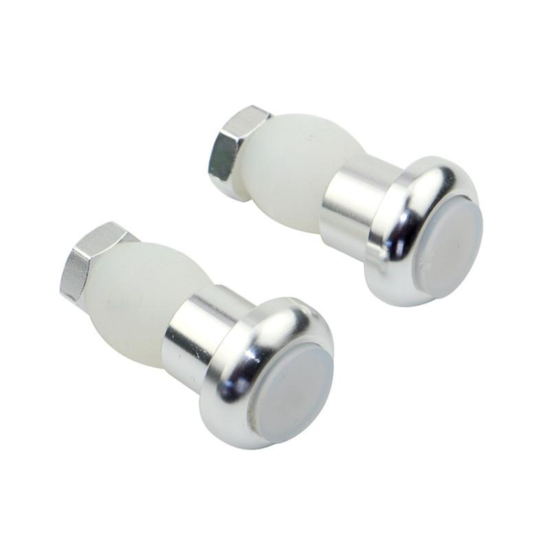 1 Pereche Semnalizator Siguranță Bicicletă Ciclism Capăt Ghidon Dop Lumină LED Roșie Lampă Magnetică Ghidon XR-Hot