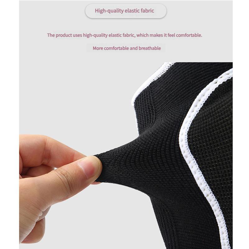 Breathable Sports Knee Pads Sponge Padding Universal Fit for Basketball Cycling Yoga Joint Protection Men Women