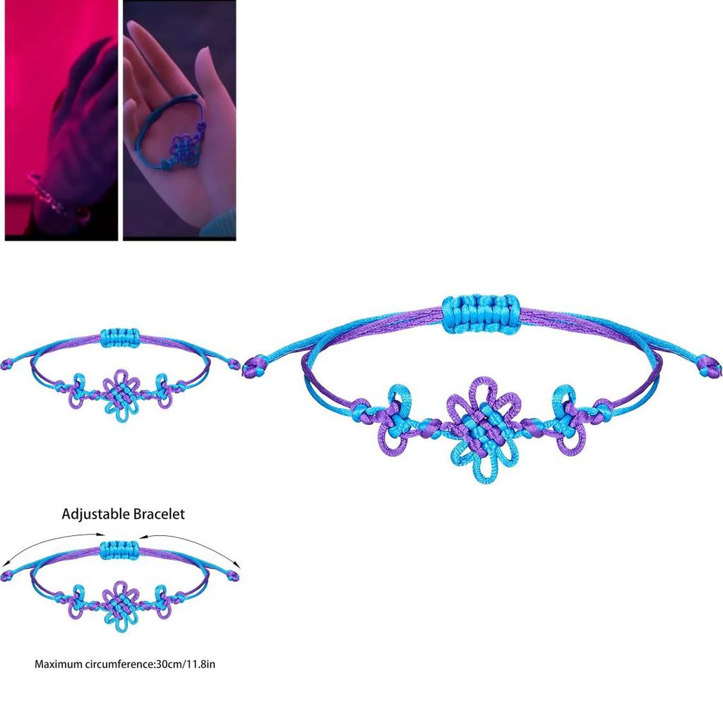 Kpop Demon Hunters Rumi Chinese Knot Handmade Bracelet For Gift And Travel Souvenir