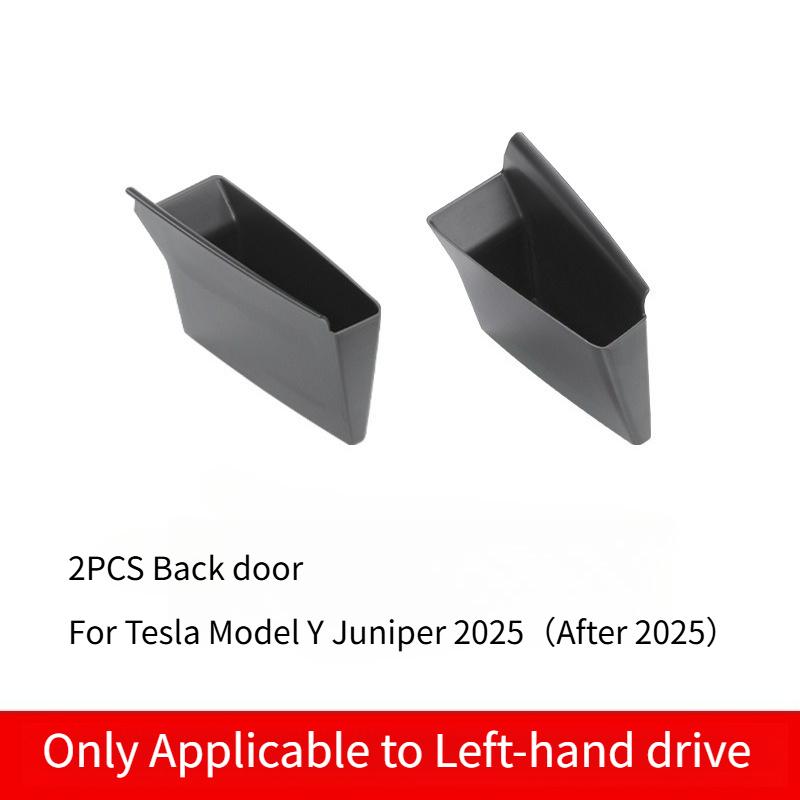 For Tesla Model Y/3/3+ Model Y Juniper 2025 Car Door Storage Box Four-door Inner Handle All-inclusive Storage Box Accessories